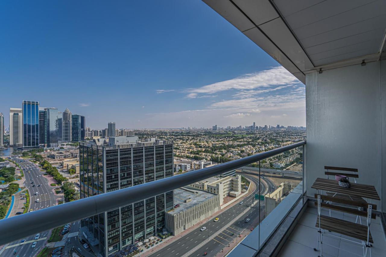 Higuests - Modern Studio With Incredible City Skyline View ドバイ エクステリア 写真