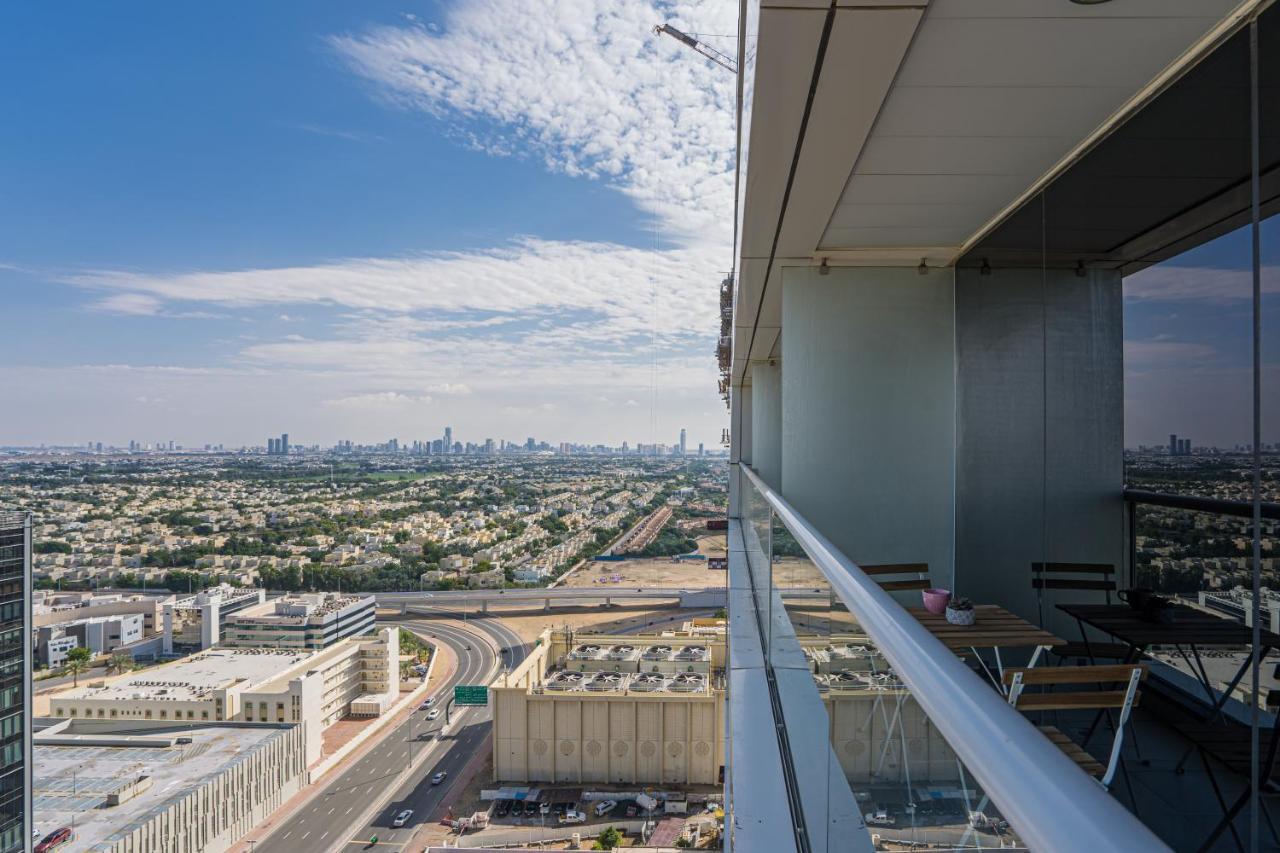 Higuests - Modern Studio With Incredible City Skyline View ドバイ エクステリア 写真
