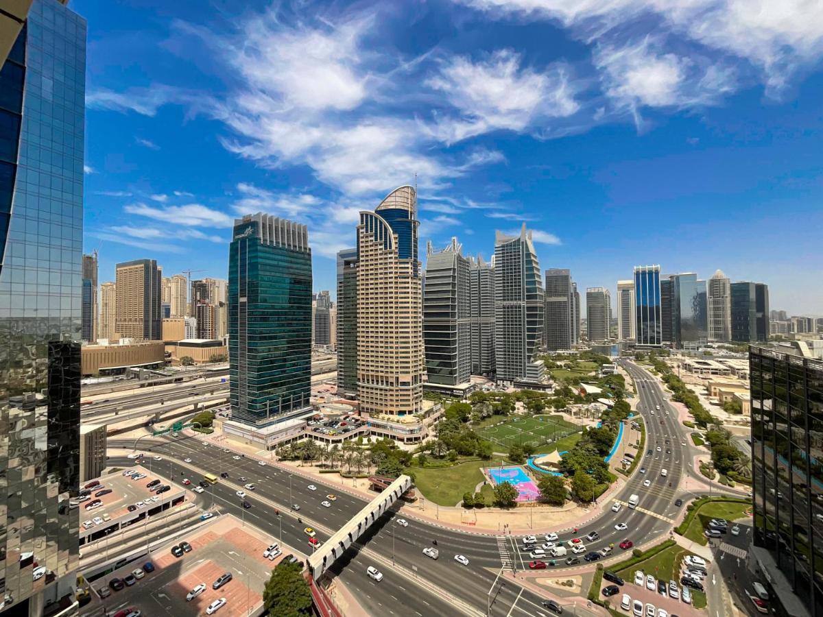 Higuests - Modern Studio With Incredible City Skyline View ドバイ エクステリア 写真